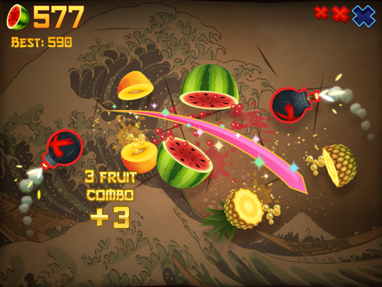 Fruit Ninja Classic+ iPad app afbeelding 1