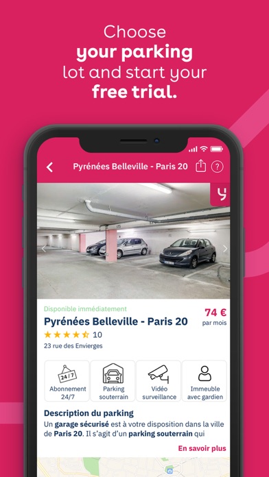 Yespark, your car park Screenshot