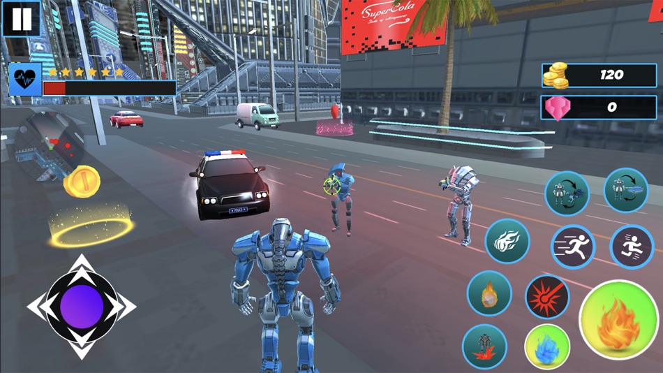#3. Flying Robot Transformation (iOS) 由: Muhammad Salman