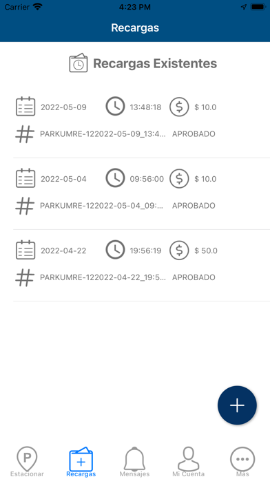 Parquimetros Parkum Screenshot