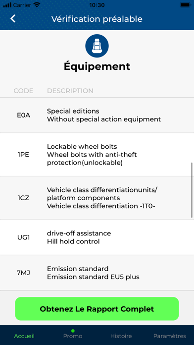 Screenshot #2 pour Car History Check: VIN Decoder