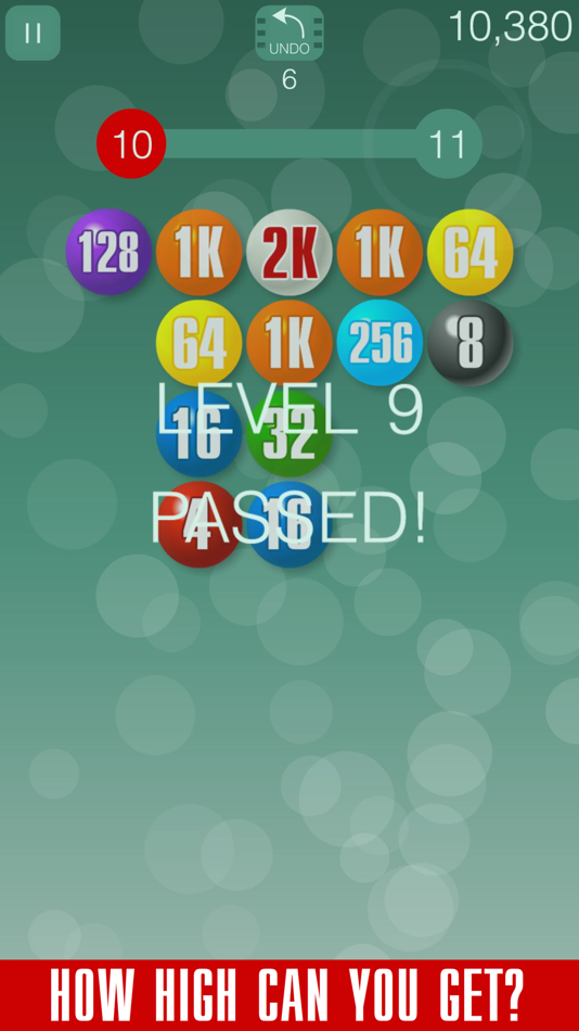 #2. Merge Bubbles 2K (iOS) By: ANDREY NOVIKOV