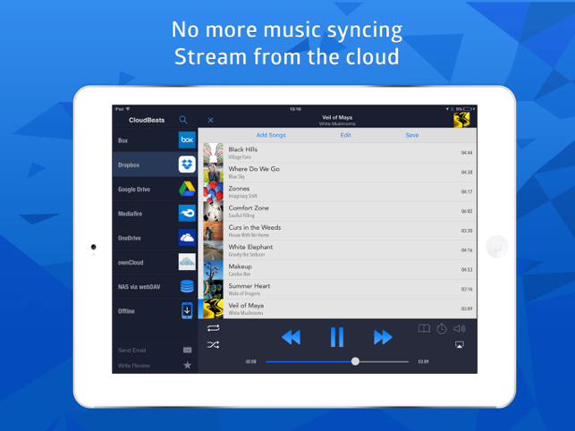 ‎CloudBeats Offline Music Screenshot