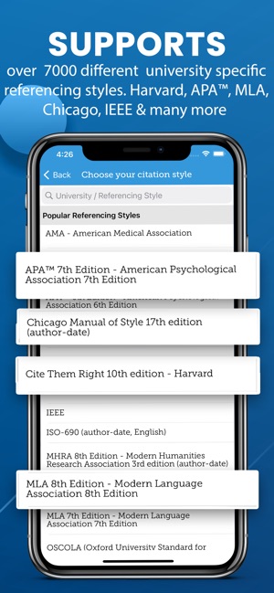 Referencing app deals