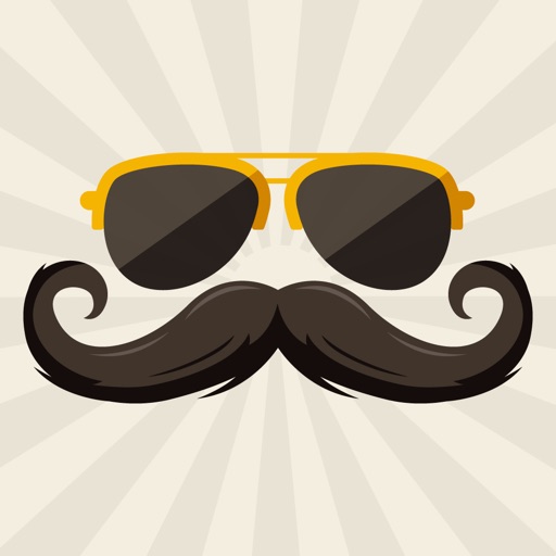 Mustache Stickers Pack For Men icon