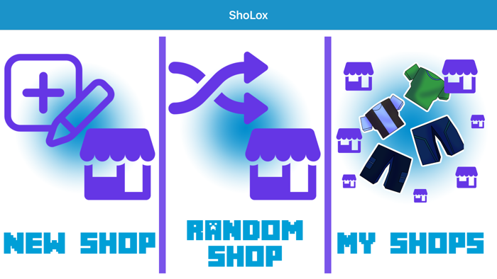 ShoLox - Shop Maker for Roblox