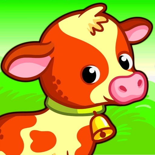 Funny Farm toddler flashcards by DOG&FROG Educational preschool kids
