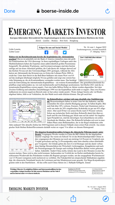 Börse Inside Screenshot