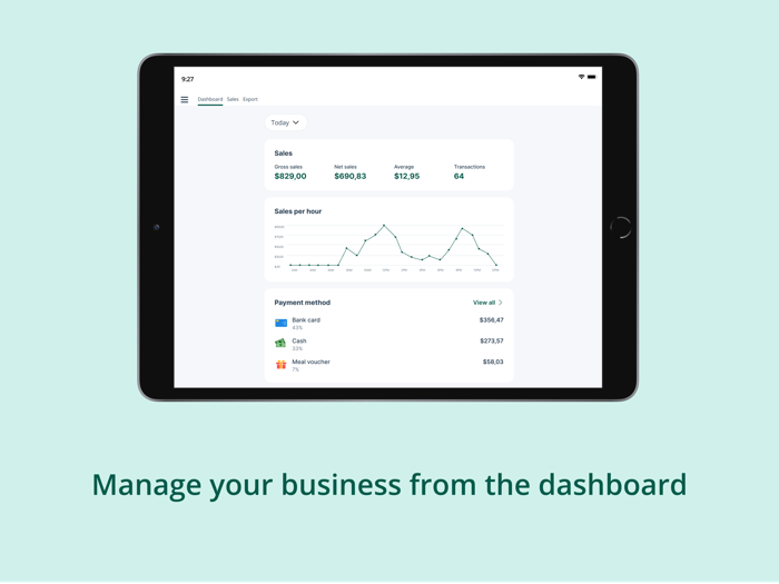 Tunder · Point of sale · POS