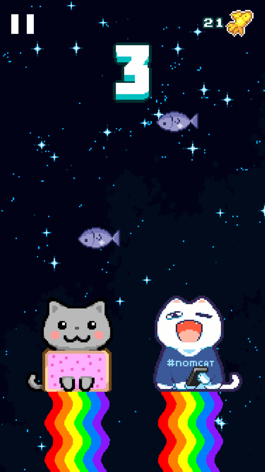 #3. Nom Cat (iOS) Podle: Lucky Kat Studios
