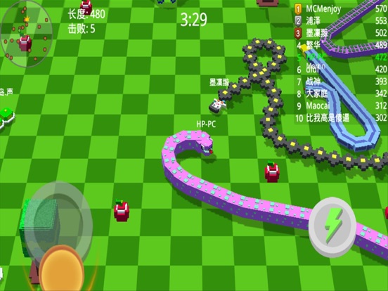 Square Snake fight iPad screenshot 5 - Games app