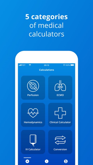 Critical Care – Perfusion Calc Screenshot