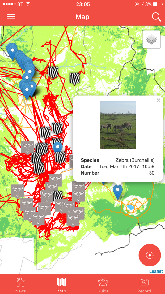 #2. Serengeti Tracker (iOS) 由: Natural Apptitude