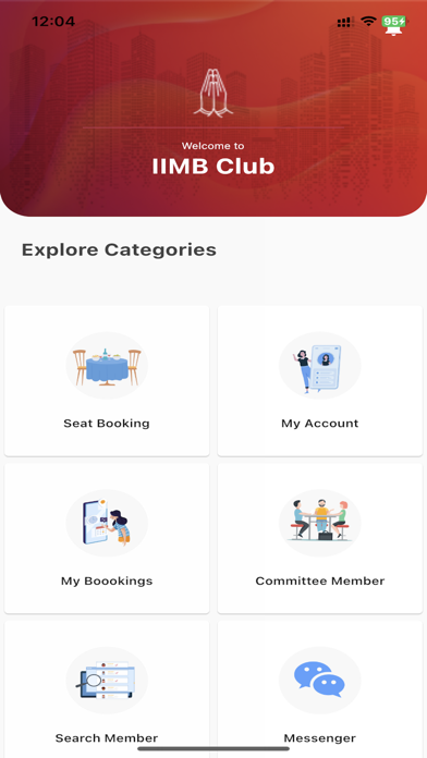 IIMB Alumni Club Screenshot