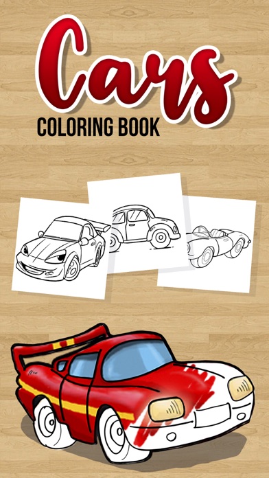 Cars Coloring Game Book Screenshot