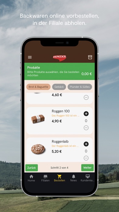 Honeder Naturbackstube Screenshot