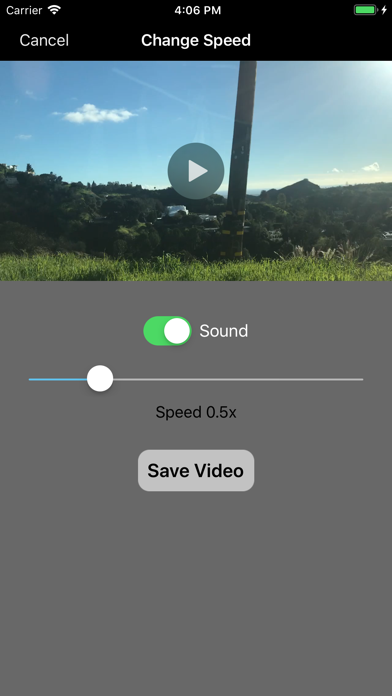 Video Speed Changer - Editor Screenshot