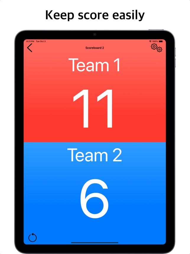 The online scorekeeper and counter app