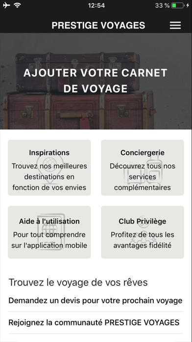 Prestige Voyages Screenshot