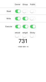 Chmod Calculator screenshot