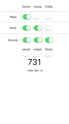 Chmod Calculator screenshot 3