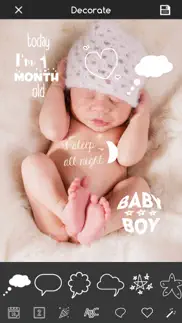 baby story editor de fotos iphone capturas de pantalla 2