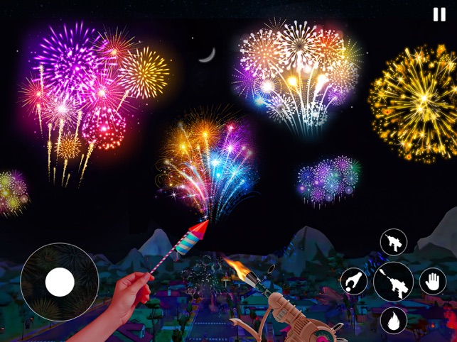 Jogo de fogos de artifício Simulador DIY versão móvel andróide iOS