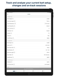Kart Chassis Setup PRO ipad bilder 0
