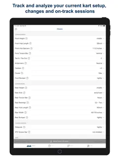 Kart Chassis Setup PRO iPad image 1