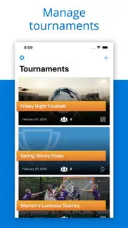 tournament manager pro iphone screenshot 1