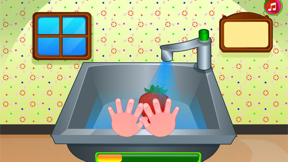 Cooking strawberry short cake screenshot