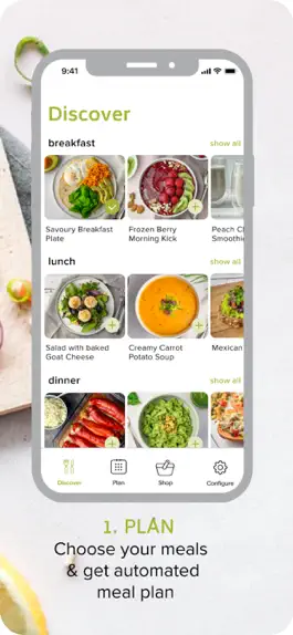 Game screenshot mealy - Personal Meal Planning apk