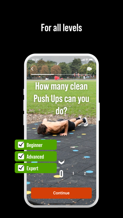 DIE RINGE Calisthenics Workout Screenshot