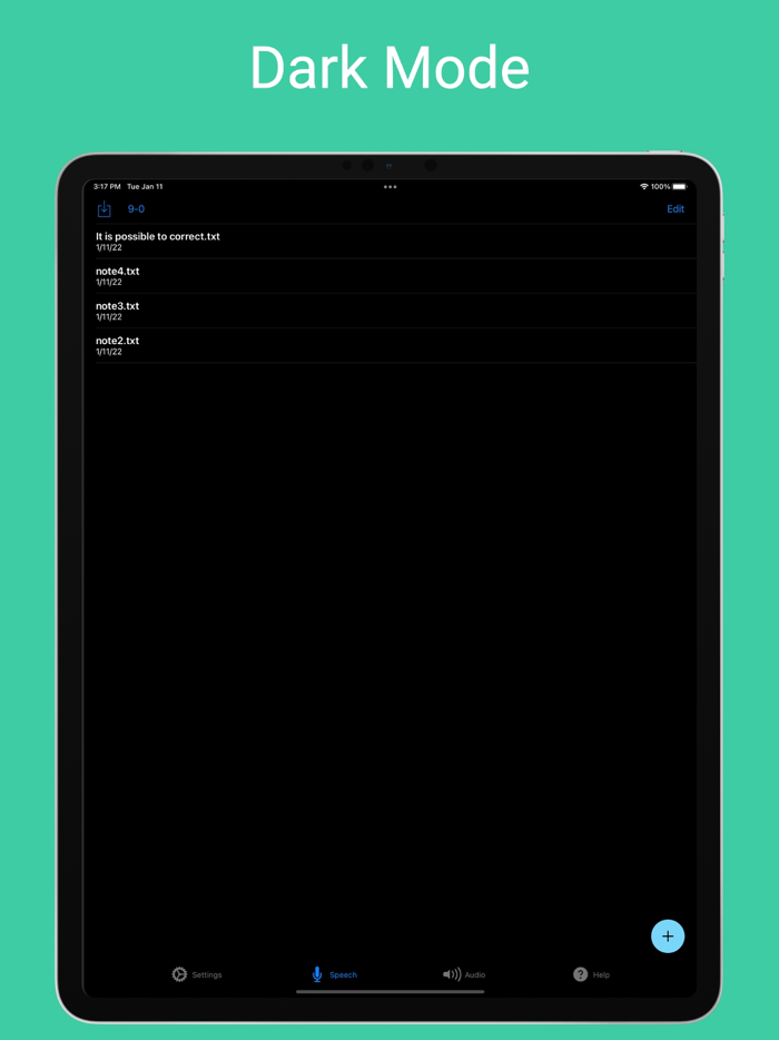 Voice Notebook - audio to text