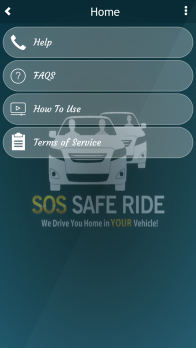SOS Safe Ride Screenshot