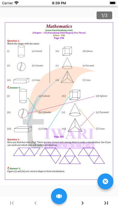 Class 7 Maths Solutions Screenshot