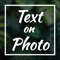 Icon Text on Photo - Text Art