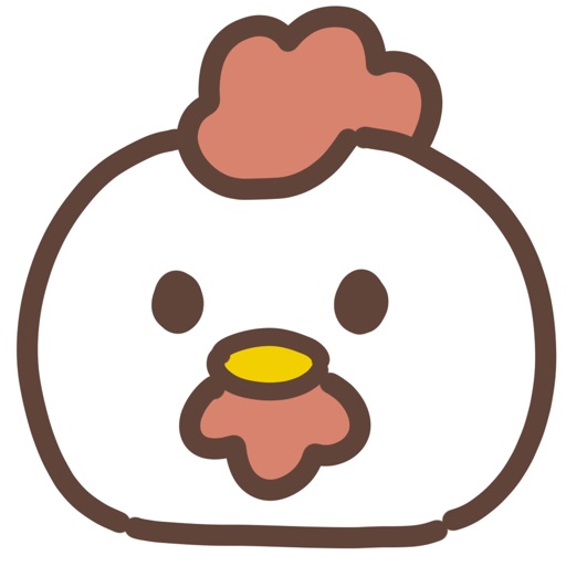 cute chicken sticker