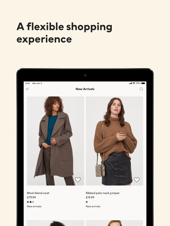 H&M - we love fashion iPad app afbeelding 4