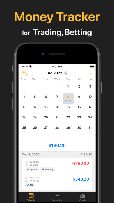 Money Tracker: FX & Betting Screenshot