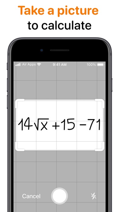 電卓 Air - 計算機、数学の問題を解いてくれるアプリのおすすめ画像2