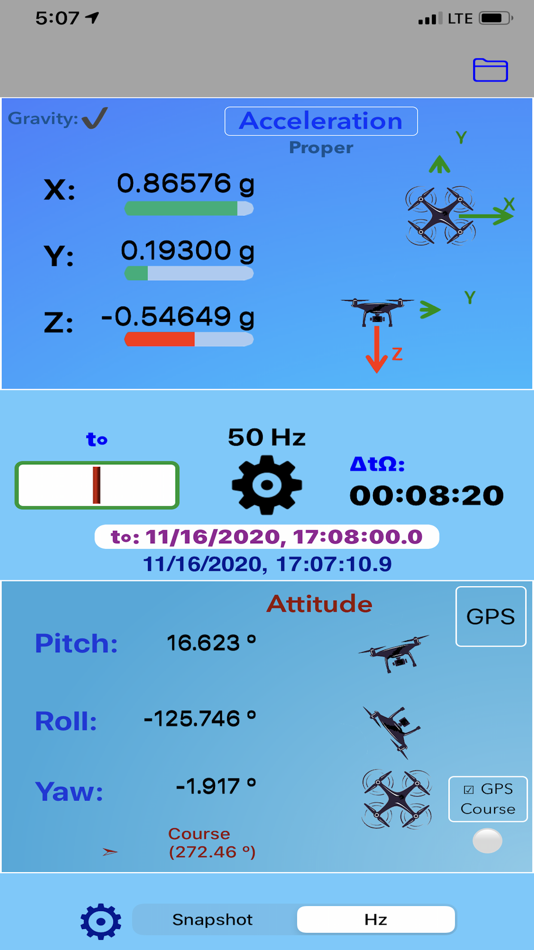 #1. G-Field Recorder (iOS) 来自: Stratos Perception, LLC