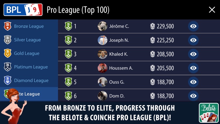 Belote & Coinche Multiplayer