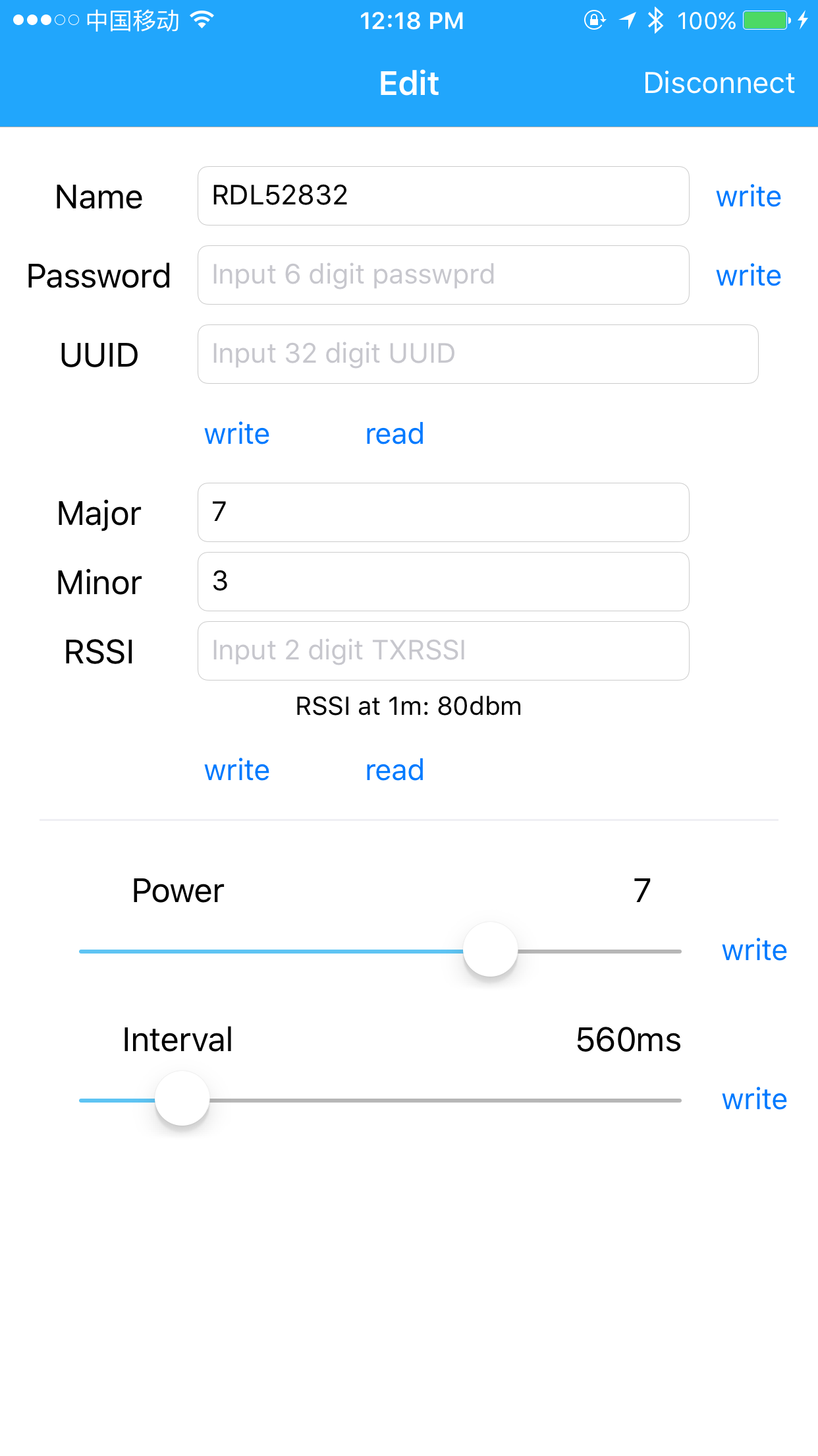 RLBeacon Tool