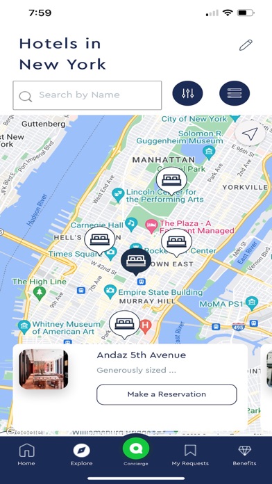 Aspire Lifestyles Concierge Screenshot