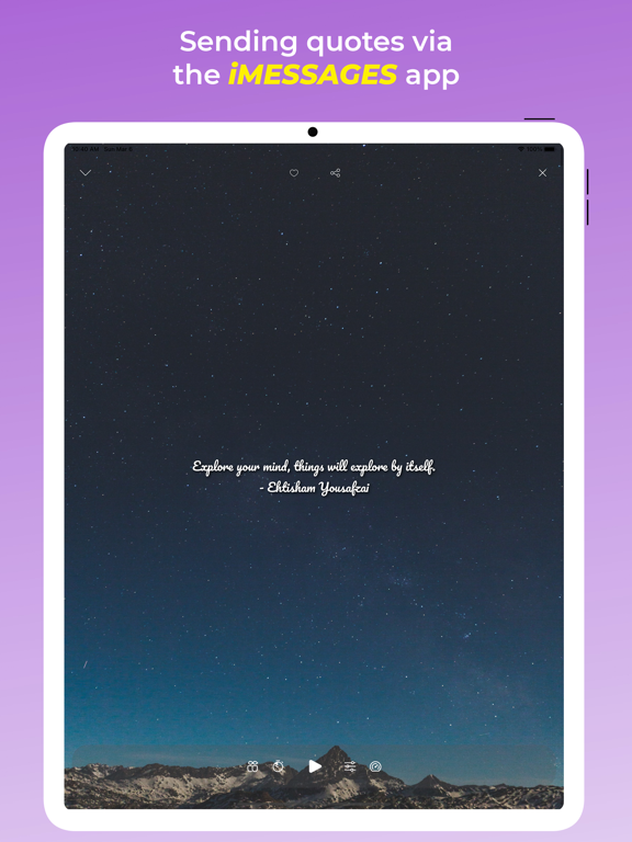 Quotes Player iPad screenshot 4 - Lifestyle app