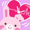 かわいい陣痛カウンター