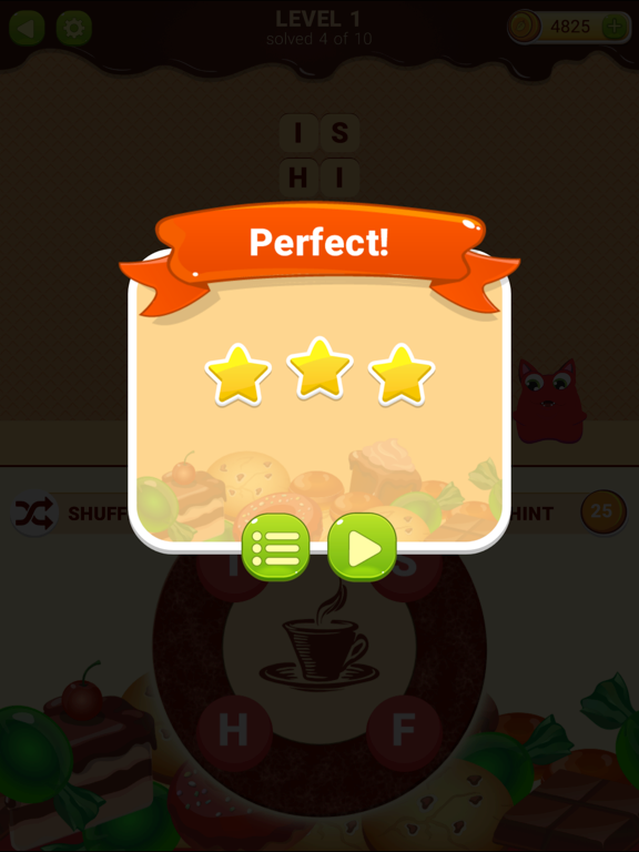 Words with Sweets iPad screenshot 4 - Games app