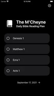 the m'cheyne plan iphone screenshot 2