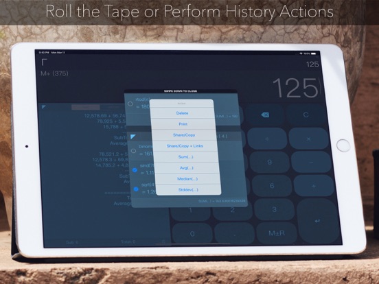 Calculator´ iPad app afbeelding 2